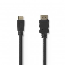 Laidas HDMI - HDMI mini v1.4 (K-K) 3m 4K (30Hz) gold Nedis